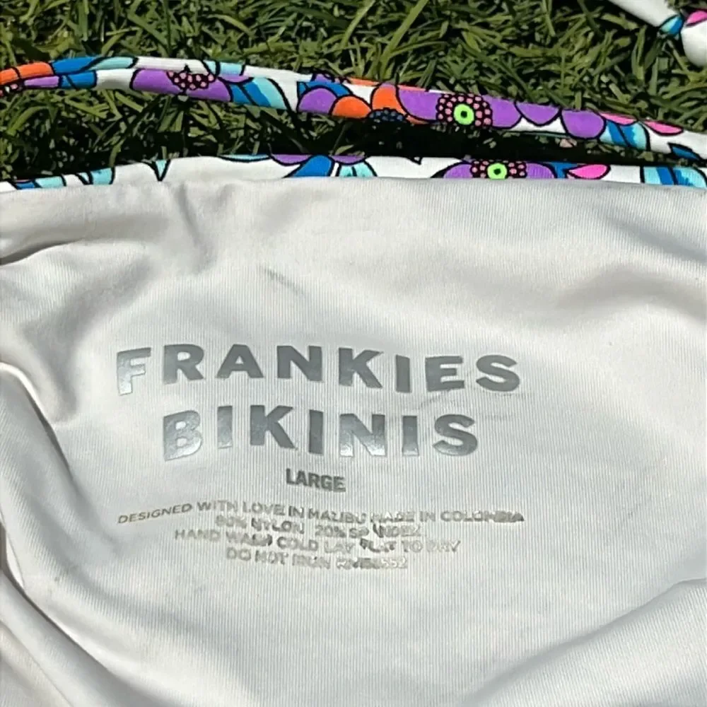 Frankie’s Bikini Foxy String Bandeau Bikini Top